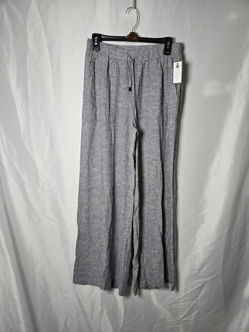 Cable & Gauge Gray Wide-Leg Knit Joggers